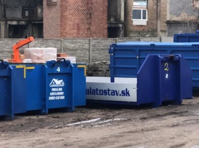 Kontajnery rôzneho druhu